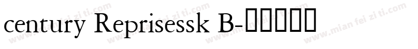 century Reprisessk B字体转换
